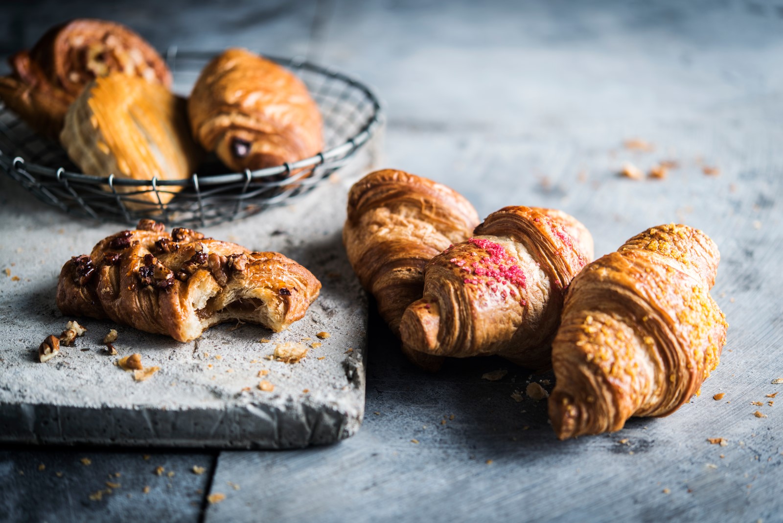 Vandemoortele 45506 23398 23397 37856 Viennoiserie Maple Pecan Plait Croissants 37856 45506 23398 23397